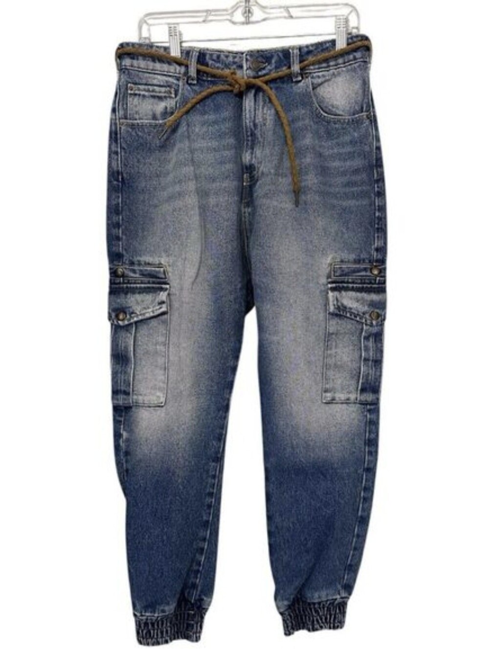 $395 SER.O.YA Veronica Drop‎ Crotch Joggers Sz 26 Tahoe Cargo Jeans NWT
